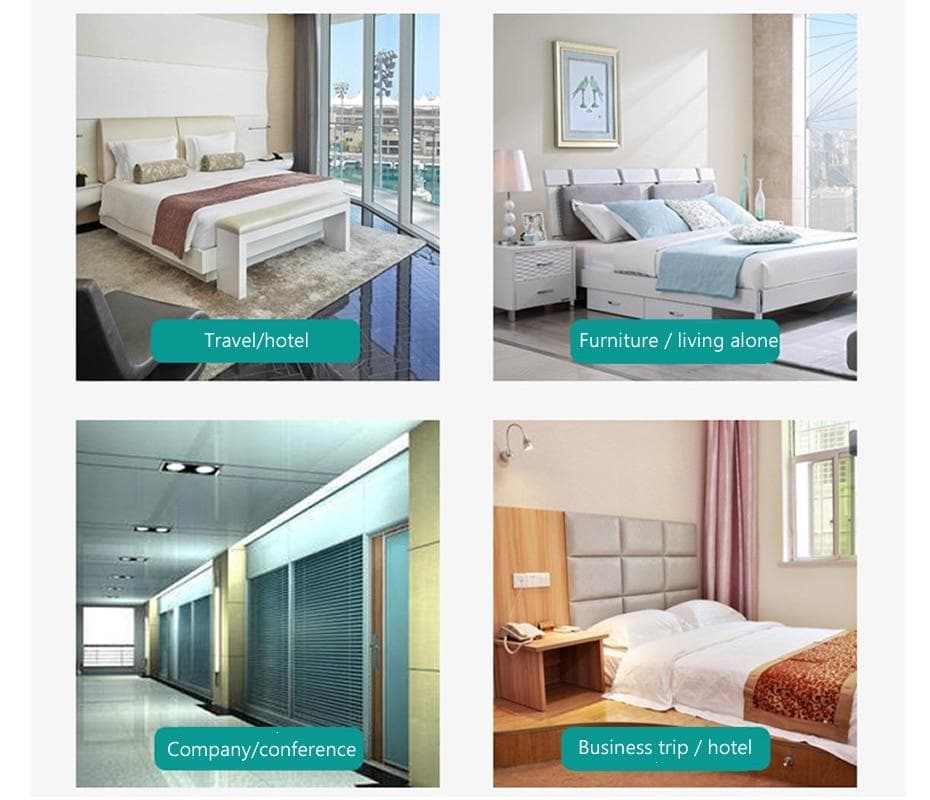 🔥Alarma antirrobo de resistencia de puerta (para su seguridad)