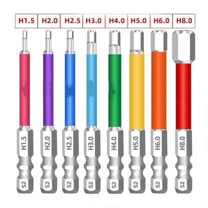 Juego de Brocas Magnéticas Antideslizantes para Destornillador
